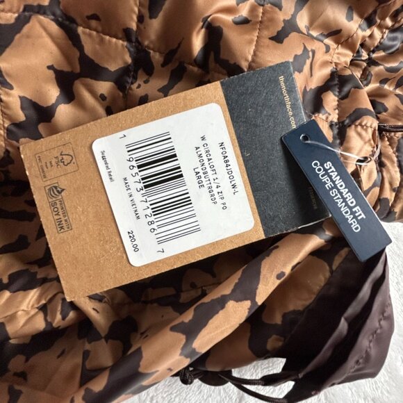 The North Face Womens Circaloft 1/4 Zip Pullover Hooded Jacket Large New $220 - Picture 4 of 13